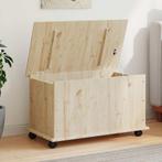 vidaXL Opbergkist met wielen ALTA 73x39,5x43 cm massief, Huis en Inrichting, Woonaccessoires | Kisten, Verzenden, Nieuw