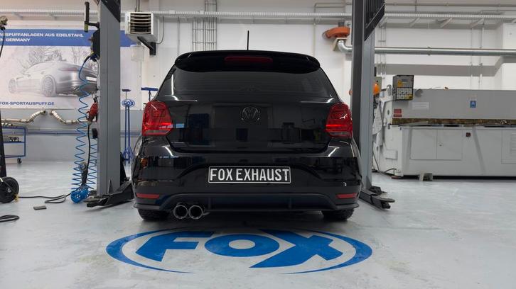 FOX VW Polo 6R einddemper - 2x90 Type 25 geschikt voor de or, Auto-onderdelen, Uitlaatsystemen, Nieuw, Verzenden