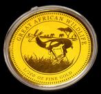 Afrika. Medal Great African Wildlife - Springbok - 1/200oz