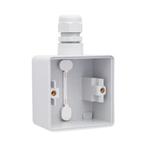 Niko New Hydro onderbak opbouw enkel grijs IP55 met wartel, Doe-het-zelf en Verbouw, Ophalen of Verzenden, Nieuw