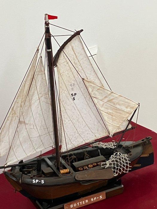 Maritieme objecten - Botter SP-5 - Hout, Katoen, Antiek en Kunst, Curiosa en Brocante