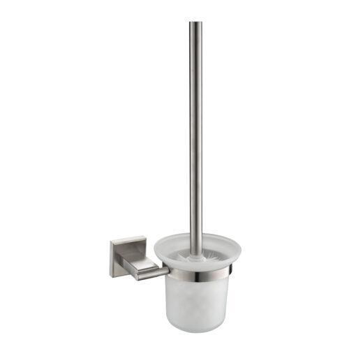 Toiletborstelhouder | RVS / Chroom / Zwart | 55% KORTING, Doe-het-zelf en Verbouw, Sanitair, Toilet, Nieuw, Rvs, Ophalen