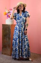 Lange jurk barok blauw, Kleding | Dames, Jurken, Ophalen of Verzenden, Nieuw