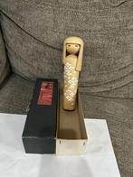 Beeld, Hanagokoro - Bloemenhart - 21 cm - Hout, Antiek en Kunst