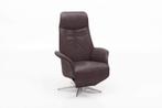 Relaxfauteuil Delfgauw - relaxfauteuils - Bruin, Nieuw, Stof, Bruin