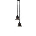 Tiffany Kroonluchter Industrial Small 2 lights, Huis en Inrichting, Lampen | Kroonluchters, Verzenden, Nieuw