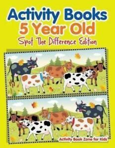 Activity Books 5 Year Old Spot The Difference Edition by, Boeken, Overige Boeken, Gelezen, Verzenden
