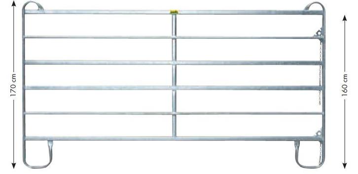 Paneelhek gegalvaniseerd 1,70 x 3,00 mtr., Zakelijke goederen, Agrarisch | Werktuigen, Ophalen of Verzenden