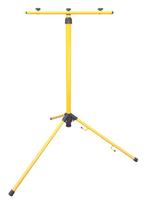 Statief voor max 3 bouwlampen | telescopisch 160cm | geel, Nieuw, Verzenden