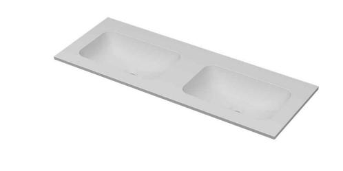 Ink Aspekt dubbele meubelwastafel 120x45cm - zonder, Huis en Inrichting, Badkamer | Badkamermeubels, Wastafelkast, Nieuw, Verzenden