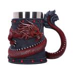 Tankard - Dragon Coil - Red 16cm