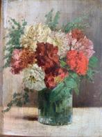 Emile Boivin (1846-1920) - Bouquet de Dahlias, Antiek en Kunst