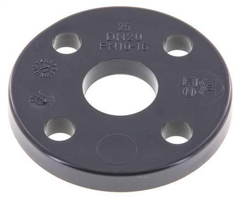 PVC Flens DN20 25mm [2 Stuks], Doe-het-zelf en Verbouw, Overige Doe-het-zelf en Verbouw, Nieuw, Verzenden