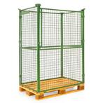 Gebruikte palletrand scharnierende constructie stapelbaar 1, Ophalen of Verzenden