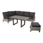 Loungetafel hoog Prato Pardo 140x85 cm - bruin, Huis en Inrichting, Stoelen, Ophalen of Verzenden, Nieuw, Bruin