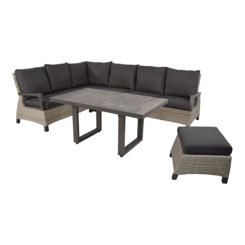 Loungetafel hoog Prato Pardo 140x85 cm - bruin, Huis en Inrichting, Stoelen, Bruin, Nieuw, Ophalen of Verzenden