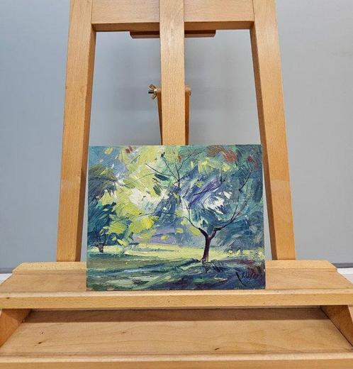 Jordi Pausas Mestres (1945) - Trees in the wind, Antiek en Kunst, Kunst | Schilderijen | Klassiek