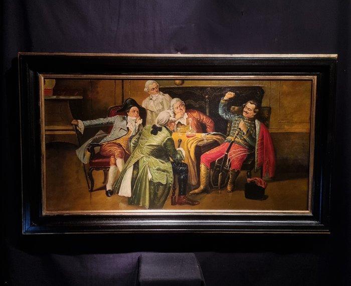 Scuola europea (XX), da Albert Joseph Franke - Soldati di, Antiek en Kunst, Kunst | Schilderijen | Klassiek