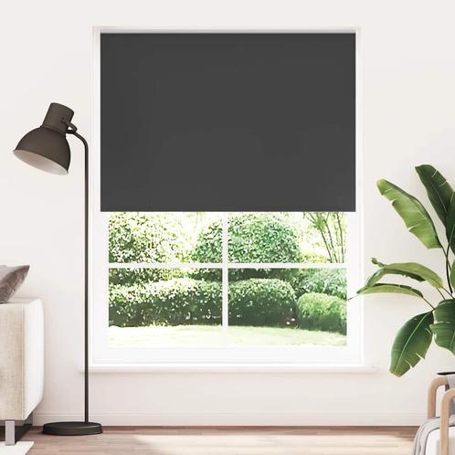 vidaXL Rolgordijn verduisterend 140 x 230 cm zwart, Huis en Inrichting, Stoffering | Gordijnen en Lamellen, Zwart, Nieuw, Verzenden