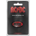 AC/DC - Oval Logo - Pin, Ophalen of Verzenden, Nieuw, Kleding