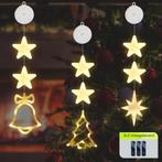 Kerstverlichting Raam Kerstbel, Kerstboom, Noorderster -, Verzenden, Nieuw