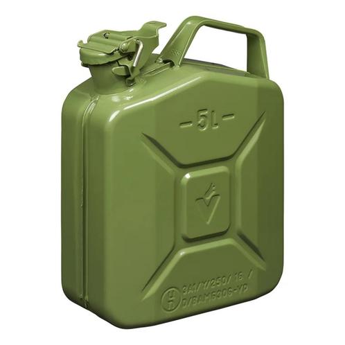 ProPlus Jerrycan - 5 liter - metaal - groen - UN- en TÜV/.., Auto diversen, Autogereedschap, Nieuw, Ophalen of Verzenden