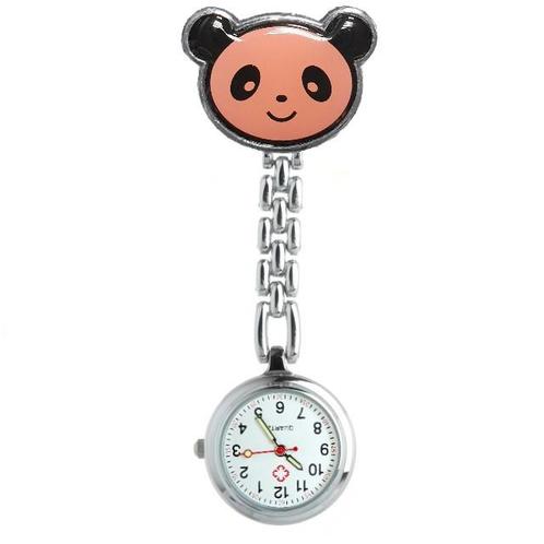 Fako® - Verpleegstershorloge - Panda - Roze, Sieraden, Tassen en Uiterlijk, Horloges | Dames, Verzenden