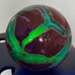 Agaat Fine polished Agate strong UV Sphere - Hoogte: 13.02