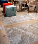Natuursteen look vloertegel Belcastel mat grafiet 60x120 cm