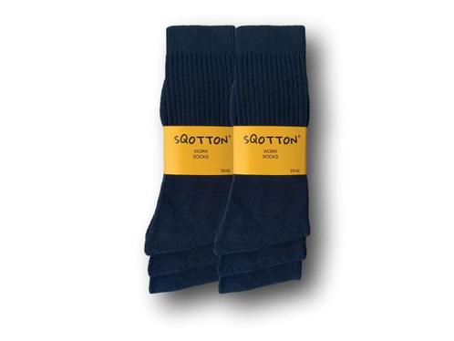 6 paar SQOTTON® Werksokken - Heavy - Marineblauw, Kleding | Heren, Sokken en Kousen, Verzenden