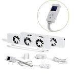 2dekans | SpeedComfort Radiator Ventilator met Control, Doe-het-zelf en Verbouw, Verwarming en Radiatoren, Ophalen of Verzenden