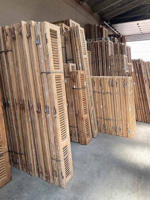 Oude/antieke Louvre deuren en luiken op voorraad, Doe-het-zelf en Verbouw, Deuren en Horren, Hout