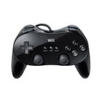Wii Classic Pro Controller Zwart (Wii Accessoires), Ophalen of Verzenden, Zo goed als nieuw