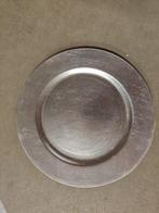 Onderbord Rond Zilver 28 cm, Ophalen of Verzenden, Nieuw