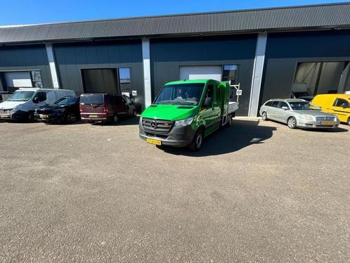 Zakelijke Lease |  Mercedes-Benz Sprinter 314 2.2 CDI 432 DC, Auto's, Bestelauto's, Dealer onderhouden, Lease, Zwart, Handgeschakeld