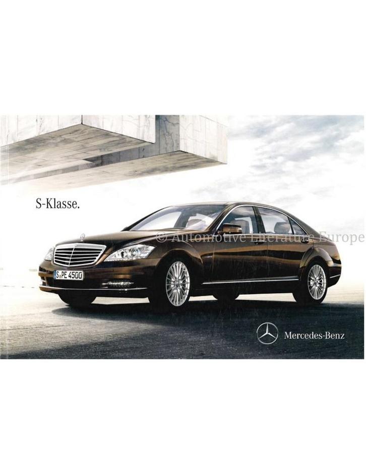 2012 MERCEDES BENZ S KLASSE BROCHURE DUITS, Boeken, Auto's | Folders en Tijdschriften