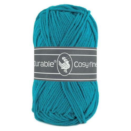 Durable Cosy Fine - 371 turquoise - Katoen/Acryl Garen, Hobby en Vrije tijd, Breien en Haken, Ophalen of Verzenden