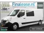 Renault Master T35 2.3 dCi L3H2 146PK DC Airco Cruise €287pm, Auto's, Renault, Wit, Nieuw, Te koop