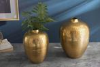 Elegantes Vasen 2er Set ORIENTAL 32cm goud im Rice, Nieuw, Ophalen of Verzenden