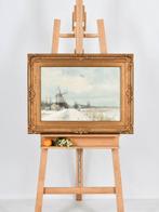 Louis Apol (1850-1936) - Winter aan de Zuiderzee, Antiek en Kunst