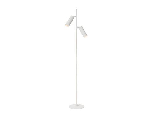 Lucide CLUBS - Vloerlamp - 2xGU10 - Wit, Huis en Inrichting, Woonaccessoires | Overige, Zo goed als nieuw, Verzenden