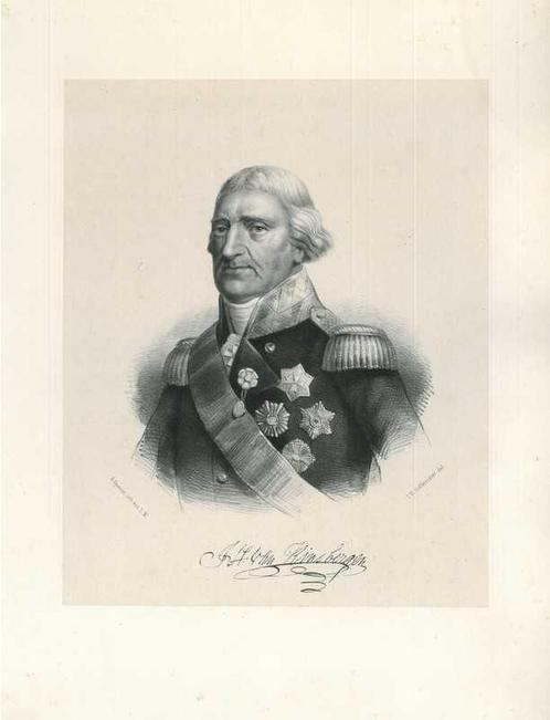 Portrait of Jan Hendrik van Kinsbergen, Antiek en Kunst, Kunst | Etsen en Gravures