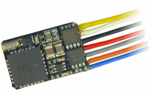 zimo MX616 loc decoder 8x8x2.4mm met draad voor DCC, MM en, Hobby en Vrije tijd, Modeltreinen | N-Spoor, Nieuw, Overige merken