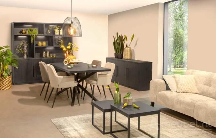 Woonkamerset Amsterdam - donkere woonkamers, Huis en Inrichting, Complete eetkamers, Nieuw