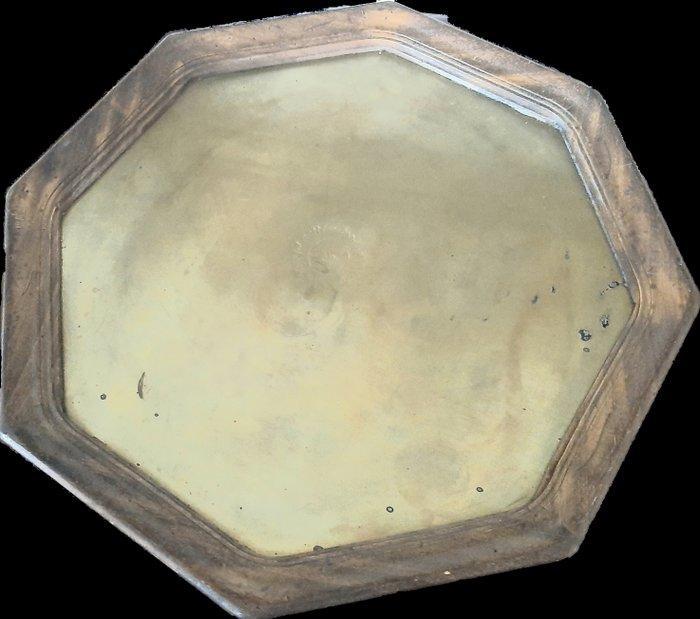 Dienblad - Messing, Hout - Vassoio Deliana Firenze I, Antiek en Kunst, Curiosa en Brocante