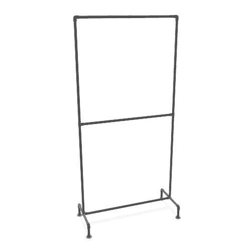 Industrieel Kledingrek Marseille Duo | Zwart 26.9 mm | Voet, Kleding | Dames, Kledingrekken, Ophalen of Verzenden