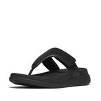 -0% FitFlop  FitFlop F-mode go adjustable flatform toe-post, Kleding | Dames, Schoenen, Verzenden, Nieuw, Zwart