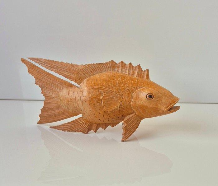 Fischskulptur Koi Goldfisch - sculptuur - Onbekend (Zonder, Antiek en Kunst, Kunst | Niet-Westerse kunst