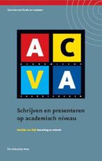 9789086593330 ACVA schrijven en presenteren op academisch..., Boeken, Verzenden, Zo goed als nieuw