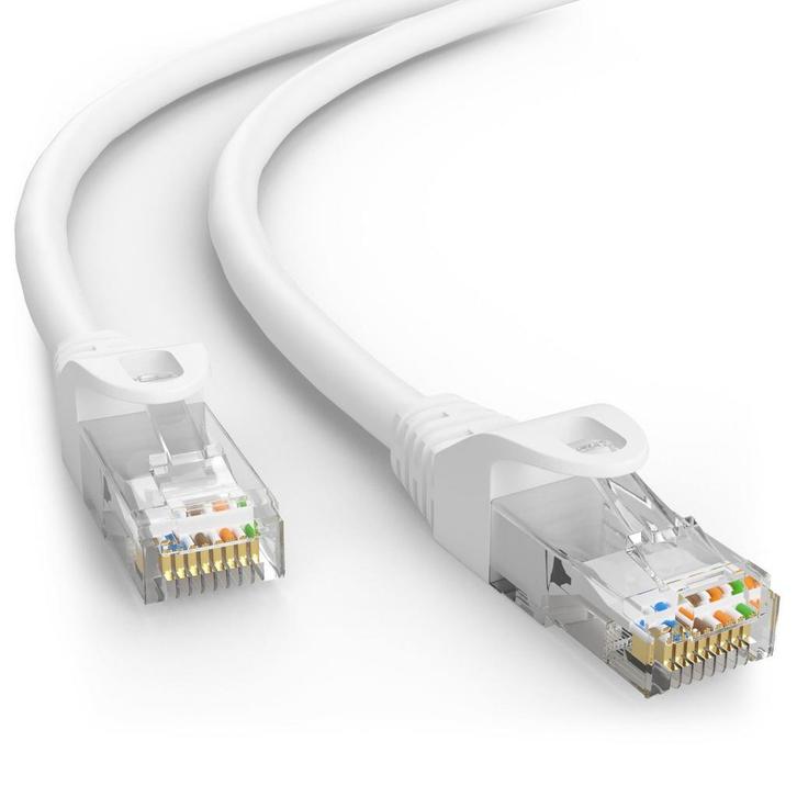 Cat6 1.5M wit UTP kabel, Computers en Software, Pc- en Netwerkkabels, Nieuw, Ophalen of Verzenden